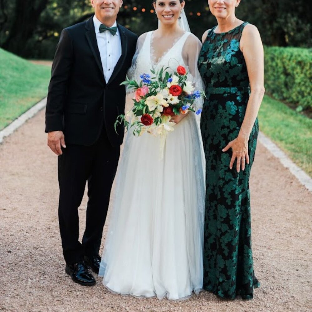 Badgley Mischka Fit & Flare Dress, size 16